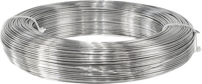 Aluminiumdraad, zilver, knutseldraad, decoratief draad, 1,5 mm, 1000 g