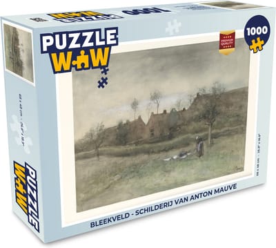 Puzzel Bleekveld - Schilderij van Anton Mauve - Legpuzzel - Puzzel 1000 stukjes volwassenen