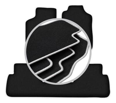 CARLUX-SILVER automatten voor: Saab 9-5 I stationwagen, sedan (1997-2009)