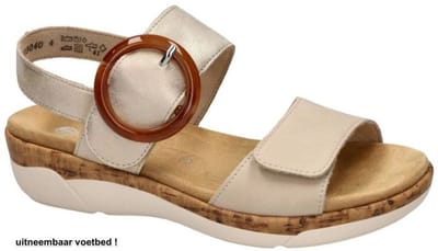 Remonte -Dames - beige - sandalen - maat 41