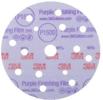 3M 51154 260L+ Hookit Purple Finishing Schuurschijven 150mm P1500 - 50 stuks
