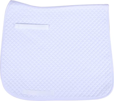 QHP - Zadeldek Color - Wit - Maat Full Dressuur