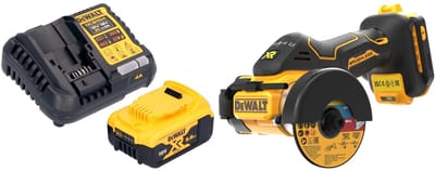 DeWalt DCS 438 P1 accu multimaterialensnijder 18 V 76 mm borstelloos + 1x accu 5.0 Ah + lader