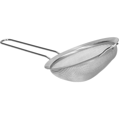 Passoire en Acier Inoxydable Épaissie Large Égouttoir à Huile avec Poignée Outil de Cuisine pour la Maison 14cm Côté Large gray