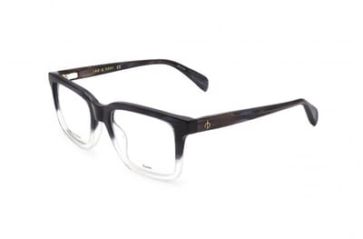 Rag & Bone RNB7053/G Grey horn 53/19/145 MAN Brilmonturen