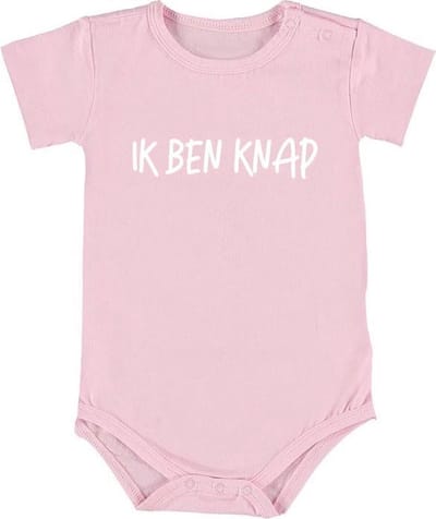 Baby Romper Grappig Kraamcadeau Meisje Ik Ben Knap