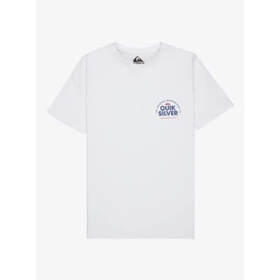 Quiksilver Fundamental Ride T-shirt Met Korte Mouwen Wit 12 Years Jongen