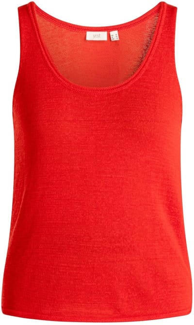 YEST CURVE Nikaia Tops - Hot Red - maat 0(46)