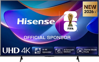 Hisense 50A6S SmartTV - 50 inch - 4K DLED - 2026 - Dolby Vision - AI 4K Upscaler - AI Smooth Motion - Game Mode Plus - Voice Control - DTS Virtual: X