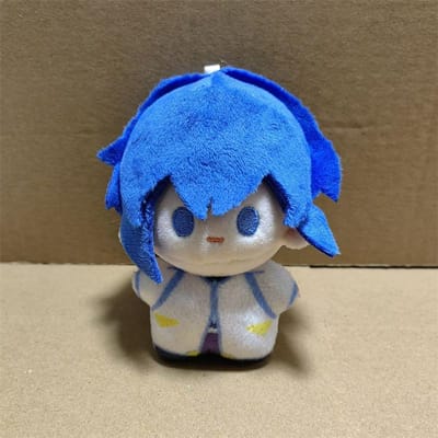 Schattige 10cm Kaito Bedrukte Katoenen Pluche Pop Zacht Knuffel Speelgoed Anime Karakter Pop Verzamelobject Decoratie Cadeau Voor Vrienden Kinderen blue