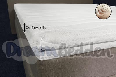 Topper 70x190 Latex  6cm Dik Cool & Fresh Hoes