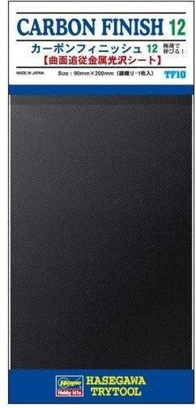 Hasegawa Modelbouwdecoratie - 71810 TF10 Carbon Finish 12 (Large meshes) - Foil Folie