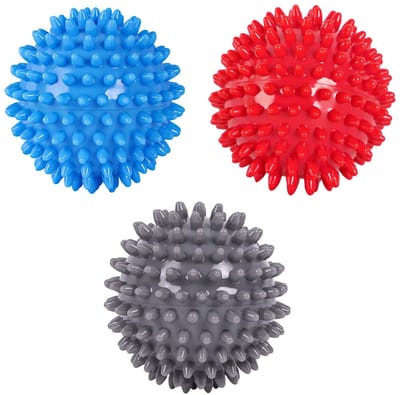 Dailygoods- Massageballen 3 stuks 6 cm - Egelballen - Trigger Point Massage - Spiermassage Rug/Benen/Voeten/Handen - Duurzaam en Wasbaar - Fascial Balls