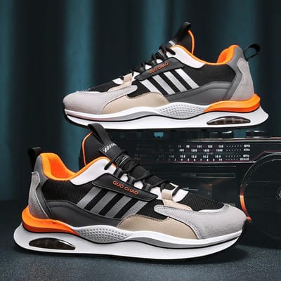 Sportschoenen Heren Lente Nieuwe Daddy Schoenen Herenschoenen Stof Oppervlak Ademend Koreaanse Stijl Mode Trendy Schoenen Lage Top Schoenen Heren 44 gray