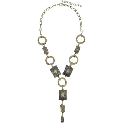 Behave – Ketting vintage antiek goudkleur – 56 cm met hanger