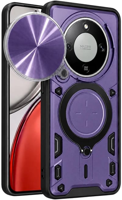 Hoesje geschikt voor HONOR Magic8 Lite - Techsuit CamGuard Pro Back Cover - Paars