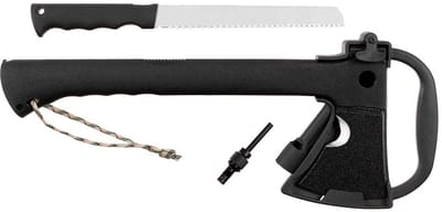 Fox outdoor bushcraft bijl 3-in-1 met zaag en vuursteen