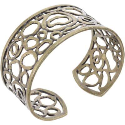 Behave – Armband – Goud – Mat vintage antiek goudkleurig – Open – Organisch – Artistiek