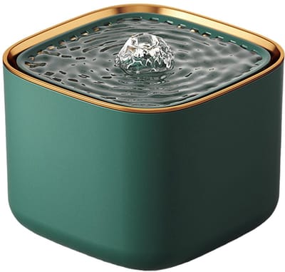 longziming -Drinkfontein voor Huisdieren met Dubbele Waterstroom – Fluisterstil, BPA-vrij, Groot Waterreservoir & Meervoudige Filtratie – Voor Katten en Kleine Honden