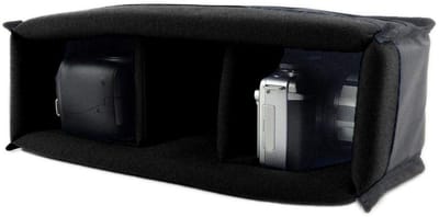 Dailygoody - Universele cameratoebehoren tas - Waterdichte cameralens tas - Schokbestendig en lichtgewicht - Zwart - Geschikt voor camcorder -...