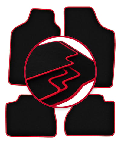 CARLUX-RED automatten voor: Nissan Micra K10 hatchback (1983-1991)