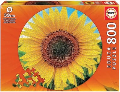 Educa - Legpuzzel - Zonnebloem (Rond) - 800 stukjes