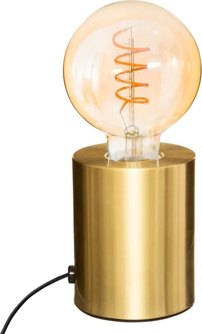 Atmosphera Tafellamp Saba - metaal - goud - D9 x H10 cm - Leeslampje - Designlamp