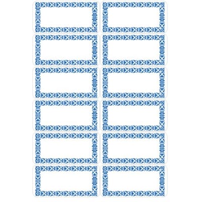 Etiket HERMA 3742 keuken blauw