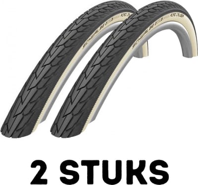 Fietsband - Buitenband - Set van 2 - Road Cruiser 28 x 1.40 (37-622) zwart/wit