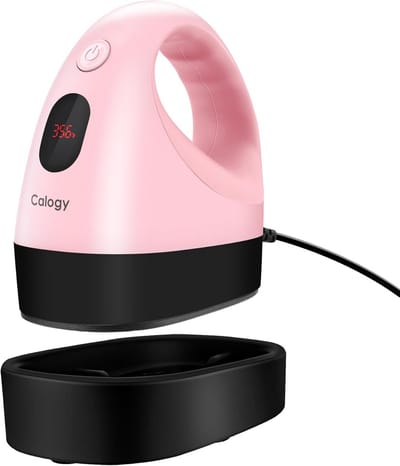 Calogy Mini Heat Press, Heat Transfer Machine, Led Small And Portable Iron, Temp Control, Insulated Safety Base, Fits For Crafts, T-Shirt, Hat, Cap, Pillows