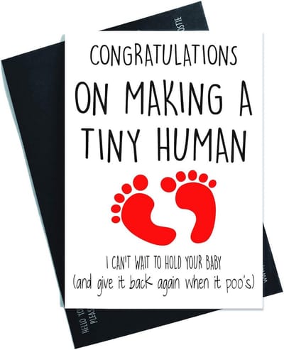 Gefeliciteerd Kaart voor Nieuwe Ouders - Baby Meisje en Jongen