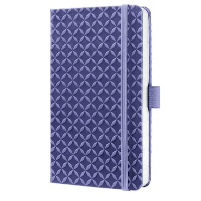 Sigel - notitieboek - Jolie Flair - A6 - hardcover - 174 pagina's - lijn - 80 grams papier - Dark Purple - SI-JN130