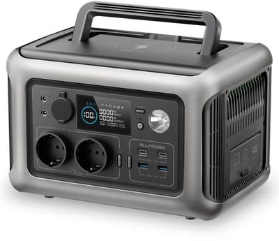 Rolu Aggregaat – Generator – Draagbare Stroomgenerator – Noodstroom – Powerstation – 600W – 1200W Piek – 299WH