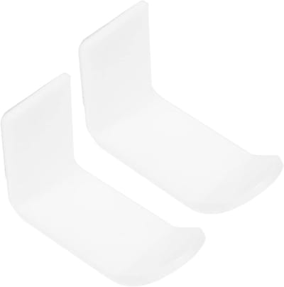 Hoofdtelefoon Houder - Koptelefoonstandaard - Bureau Organisatie - Boogvormig Haakontwerp - 9.5 x 6.5 x 4.5 cm - Wit