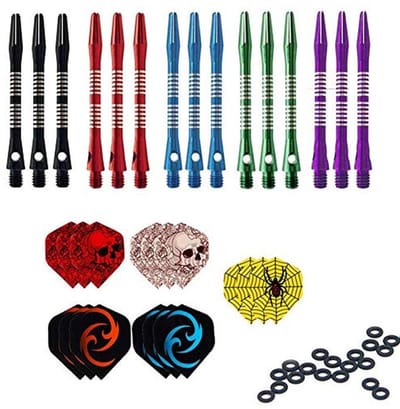 Aluminium Dart Shafts voor Soft en Stalen Dartpijlen