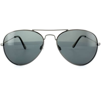 Polaroid Piloten unisex ruthenium grijs grijs gepolariseerde zonnebril