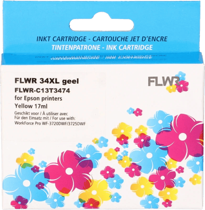 FLWR - Inktcartridge / 34 / Geel - Geschikt voor Epson