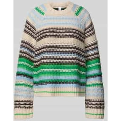 Relaxed fit gebreide pullover met wol model 'BIBI'