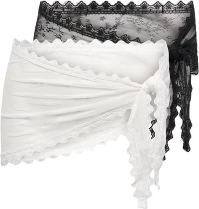 ONLY CARMAKOMA - CARALINE TRIANGLE LACE SCARF 2-PACK ACC - Meisjes - Sjaals