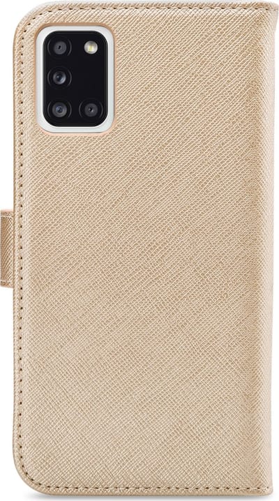 My Style Telefoonhoesje geschikt voor Samsung Galaxy A31 Hoesje | My Style Flex Wallet Bookcase Portemonnee | Pasjeshouder voor 3 Pasjes | Telefoonhoesje voor Pinpas / OV Kaart / Rijbewijs - Goud