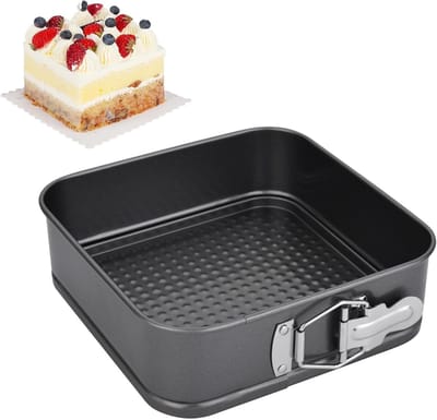 Non-Stick Cakevorm 22 x 22 x 6.5 cm - Bakvorm voor Taarten, Gebak en Desserts, Perfect voor Bakken
