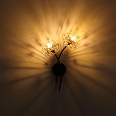 Globo - wandlamp - FIORE - amberkleurig - glas - G9 - 16054-2W