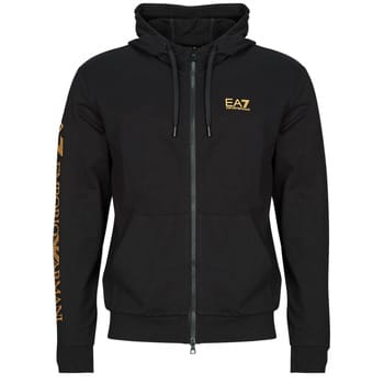 Capuchon sweaters Emporio Armani EA7 TRAIN LOGO SERIES M HOODIE FZ EXTENDED LOGO CC - TRAIN LOGO SERI