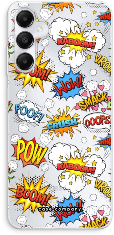 Case Company® - Hoesje geschikt voor Samsung Galaxy A05s hoesje - Pow Smack - Soft Cover Telefoonhoesje - Bescherming aan alle Kanten en Schermrand
