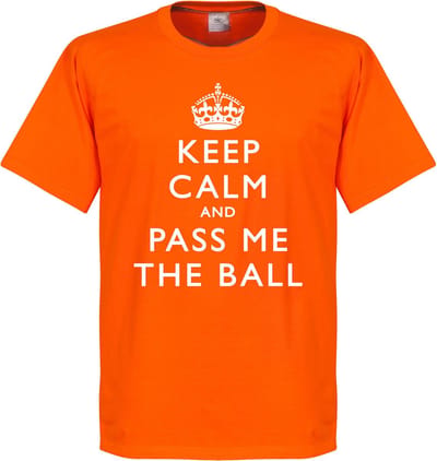 Keep Calm And Pass The Ball T-Shirt - S