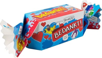 Kado/Snoepverpakking Fun - Bedankt