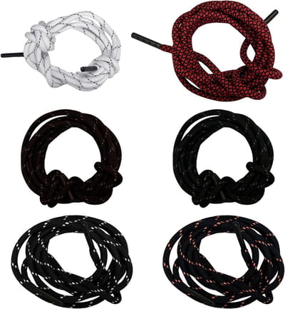 Vervangende Touwen voor Hoeden en Sportkleding, 6 Stuks, Metalen Sluiting, Ideaal voor Sneakers en Hoodies (150 cm)