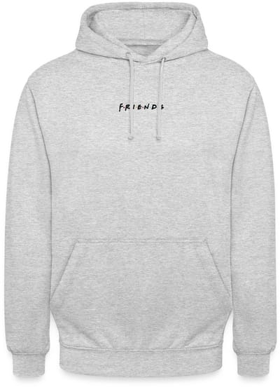 Friends Officieel Logo Als Borduurmotief Hoodie Unisex