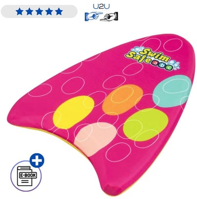 Bestway Zwemplank 32155 Roze - Kickboard Voor Kinderen Van 3 Tot 6 Jaar - Drijfplank Voor Zwemles En Waterpret - Lichtgewicht Foam Zwemboard 42x32 cm Speelgoed 3 jaar Met Ebook