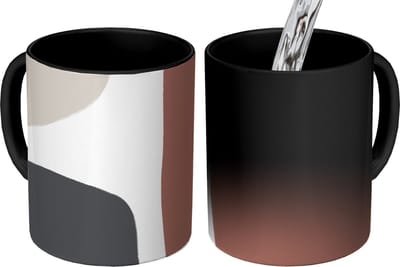 Magische Mok - Foto op Warmte Mokken - Koffiemok - Pastel - Abstract - Design - Magic Mok - Beker - 350 ML - Theemok